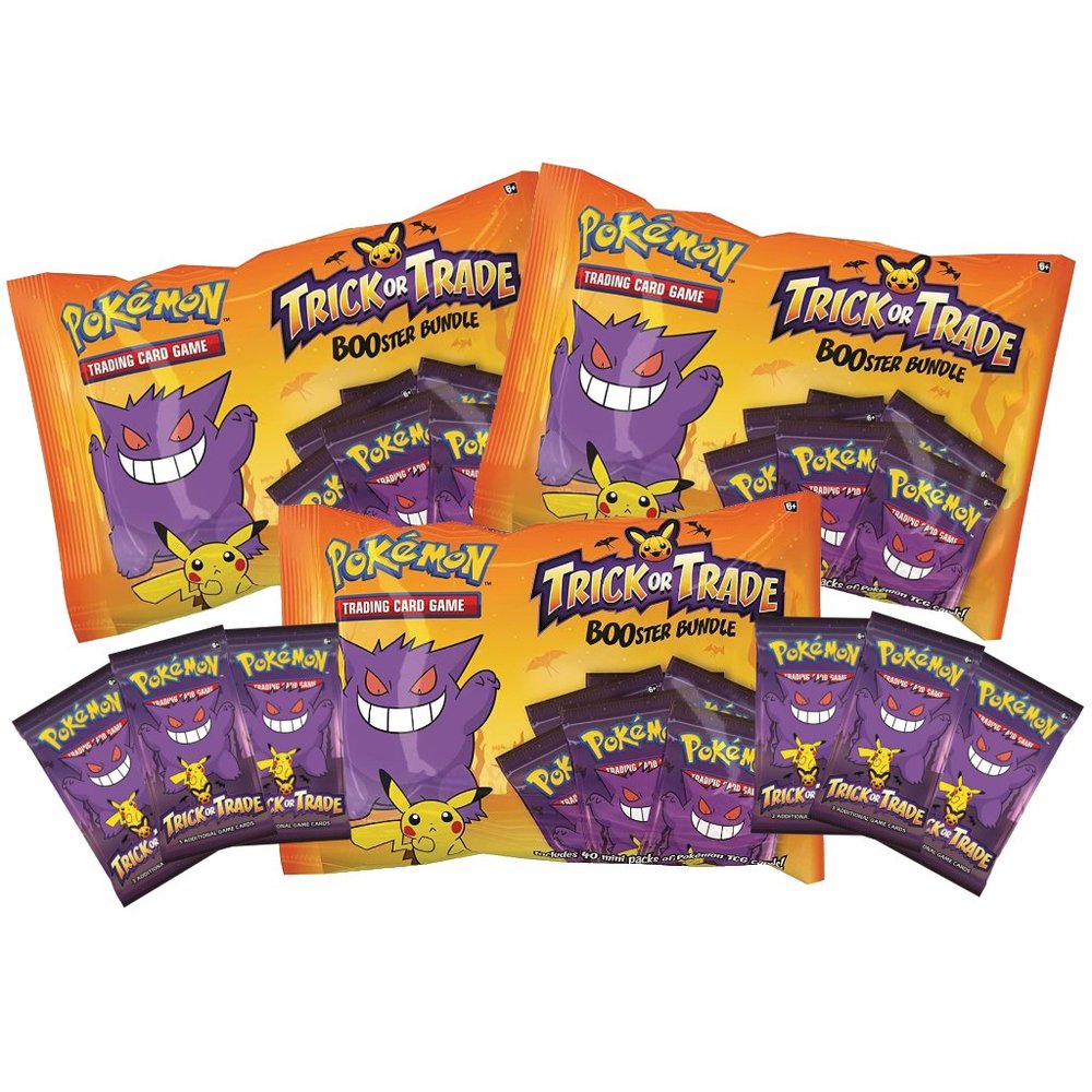 2022 Pokemon TCG: Halloween Trick or Trade Booster Bundle - 3 40 packs